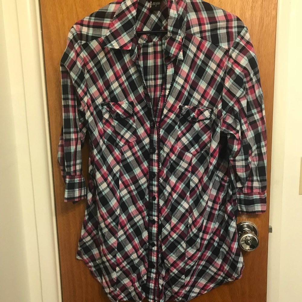 Plaid Button Down